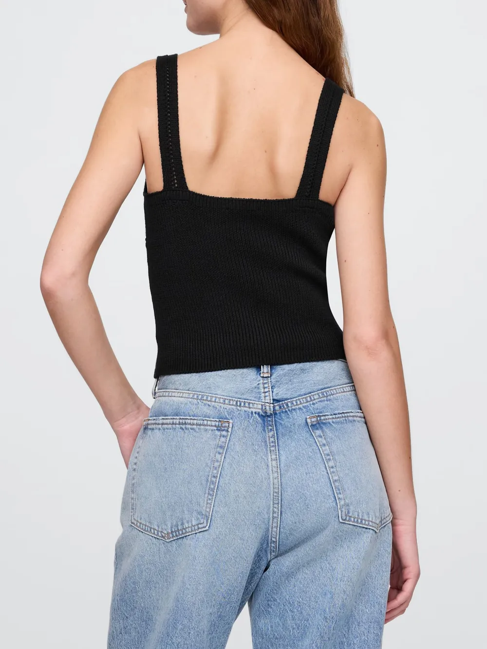 Hollow Out Backless Vest