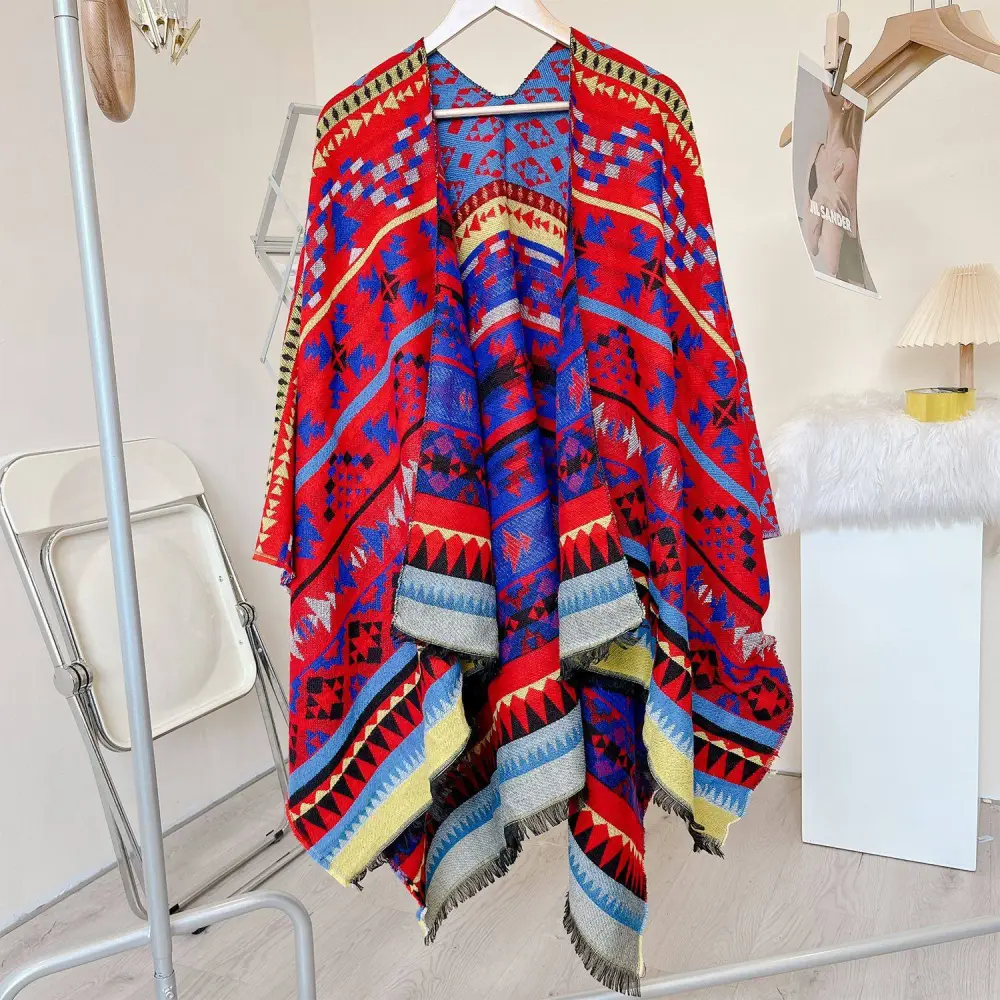 Fringed Relaxed Outerwear Coat