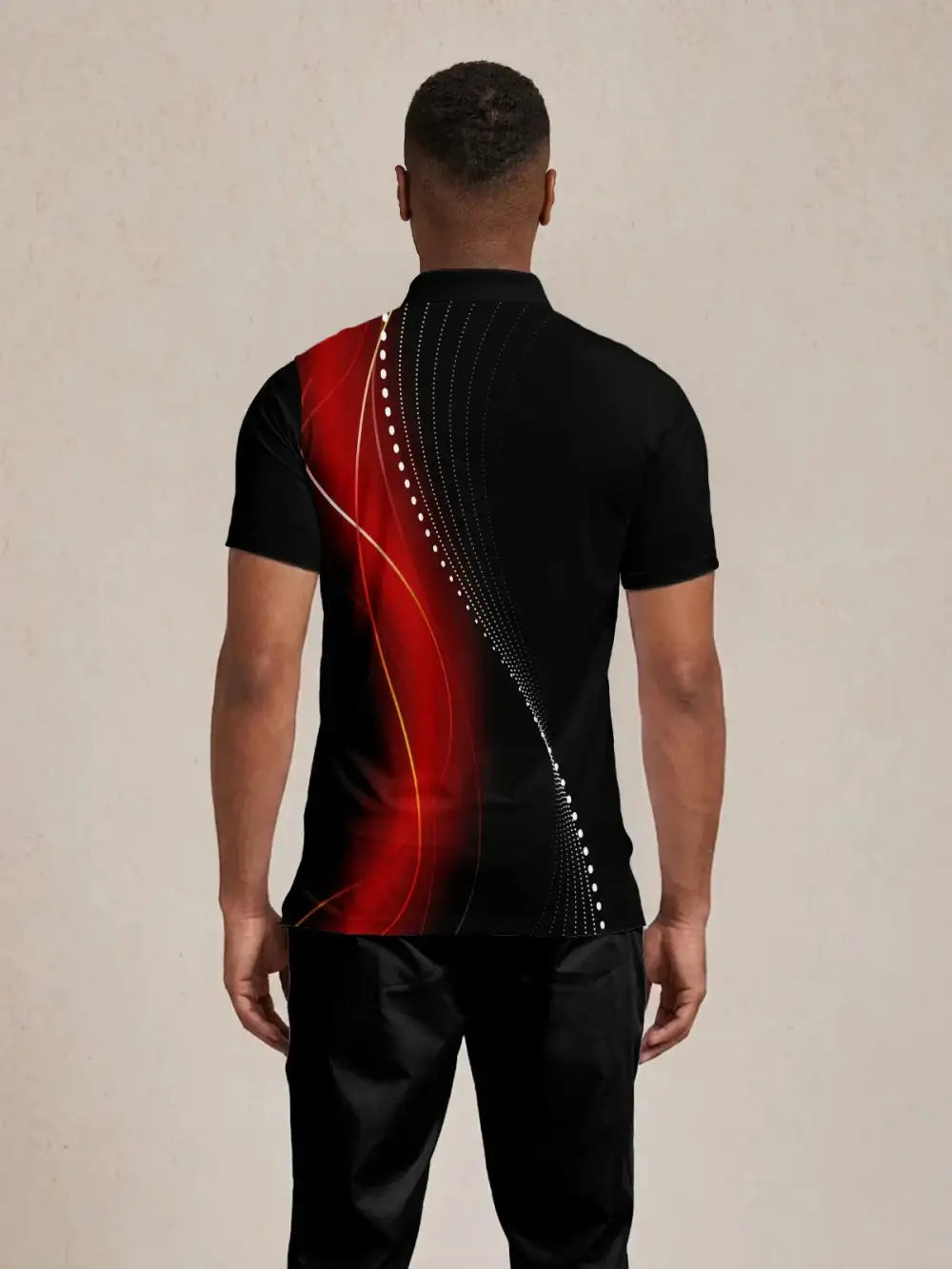 Polished Sport Short Sleeve Button Up Polo Shirt