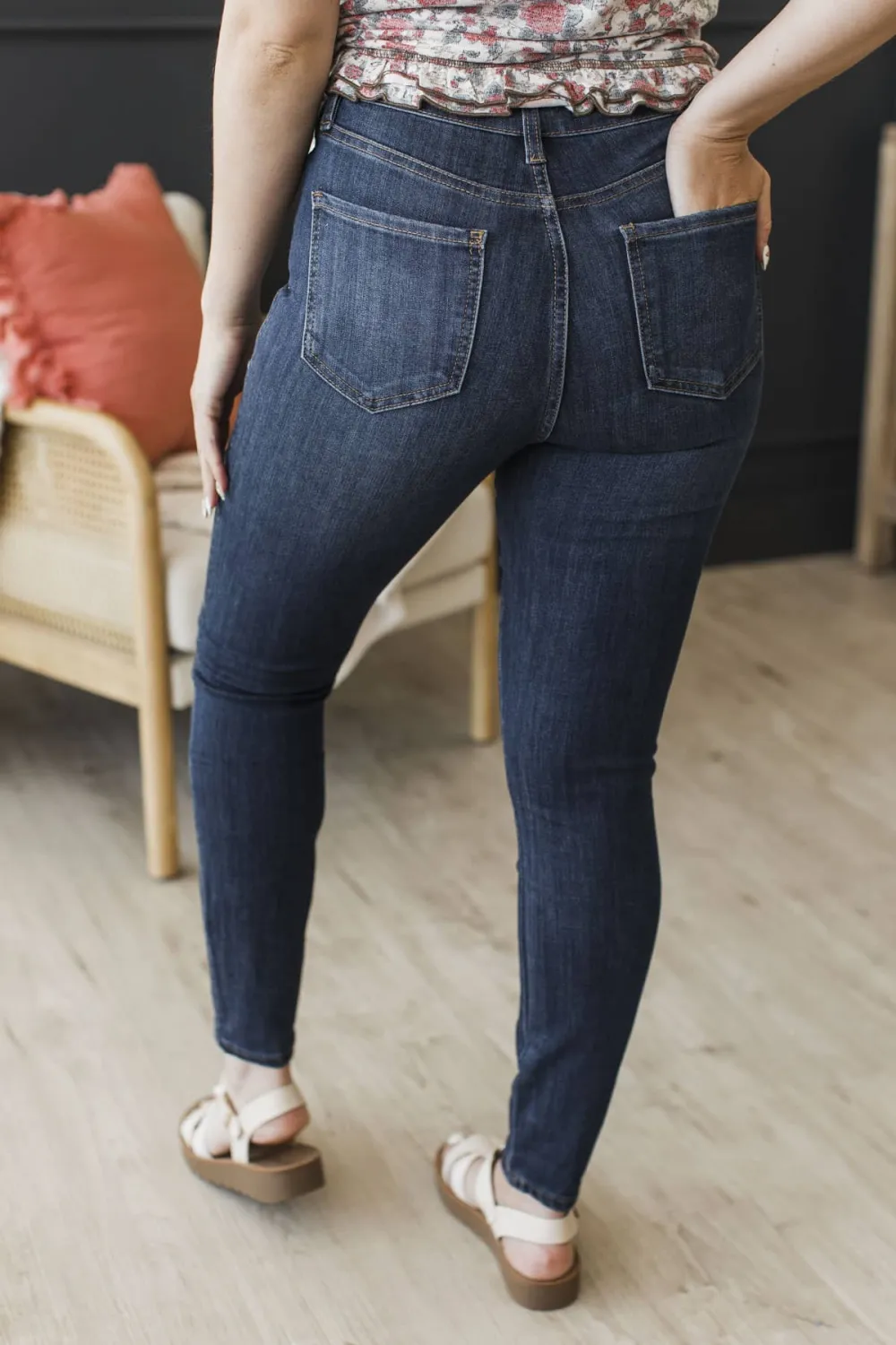 High-Rise Skinny Clean Finish Jeans