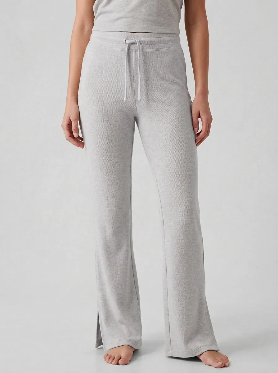 Women's Performance Inspired Ribbed Drawstring Sport Pants
