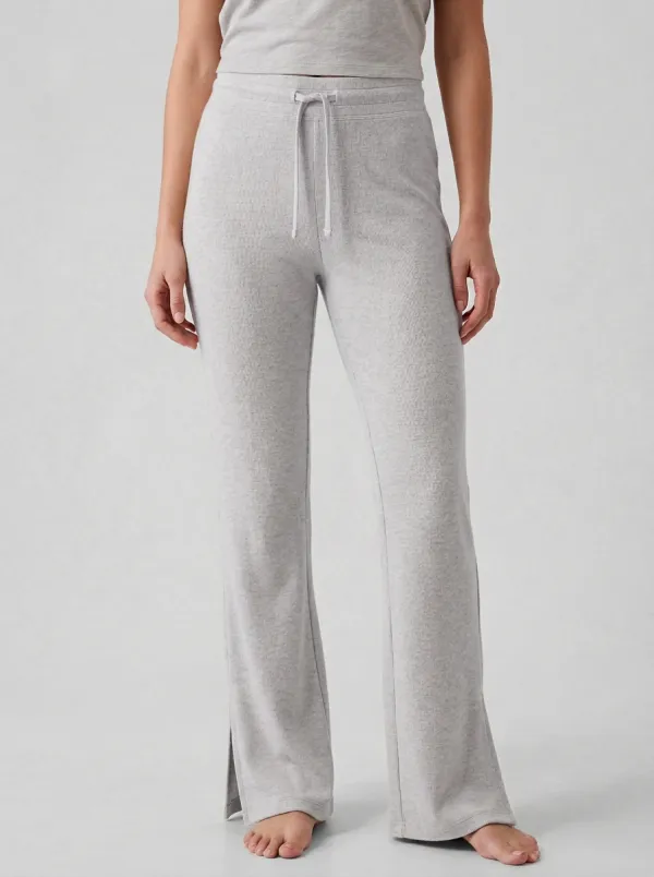 Women's Performance Inspired Ribbed Drawstring Sport Pants