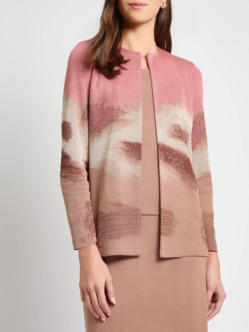 Round Neck Open Top Knitwear