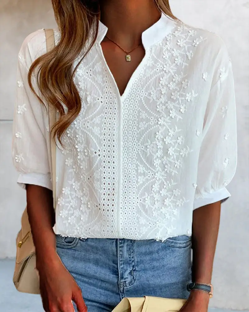  Puff Sleeve Blouse