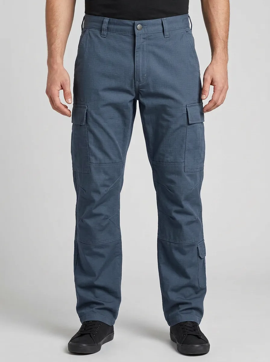 Unisex Tactical Multi-Pocket Ripstop Cargo Work Pants