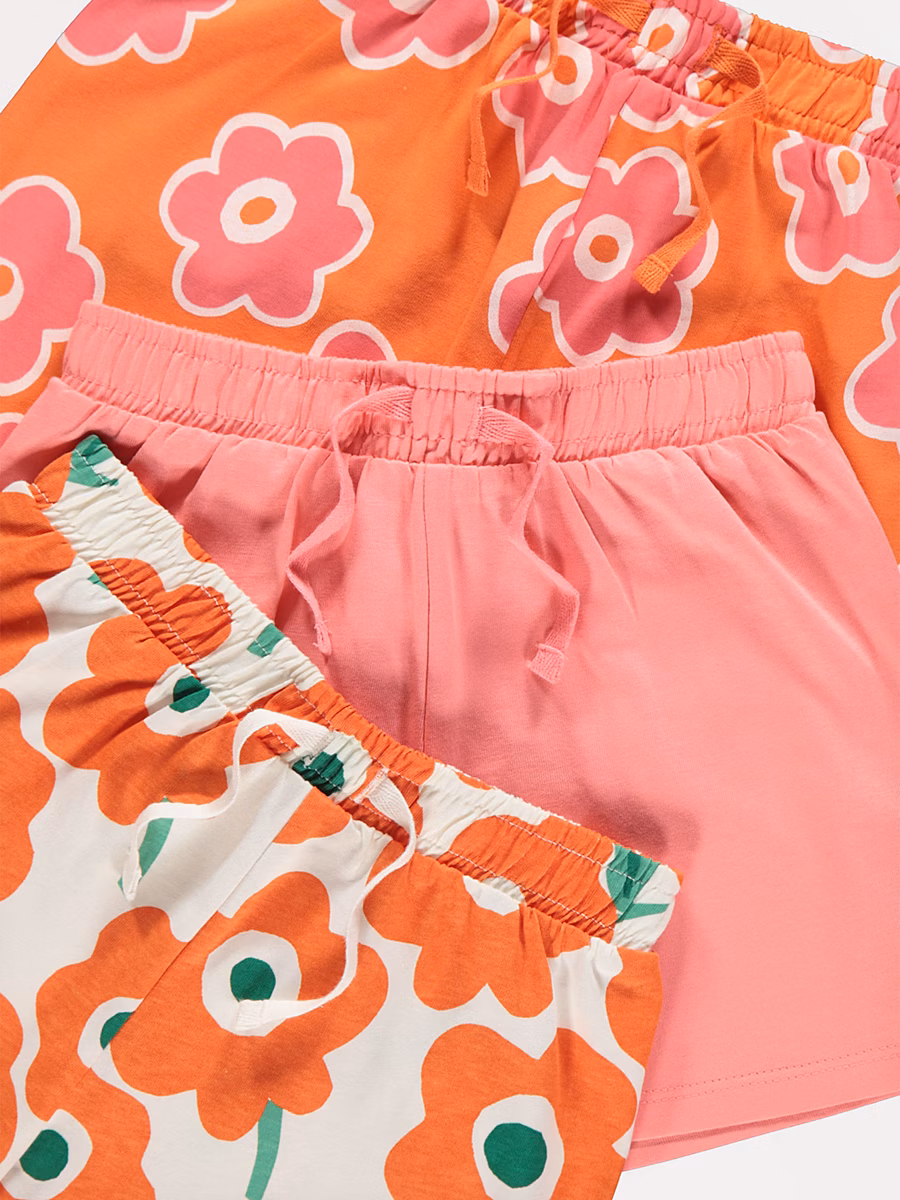 Bright Floral Shorts 3 Pack detail 1