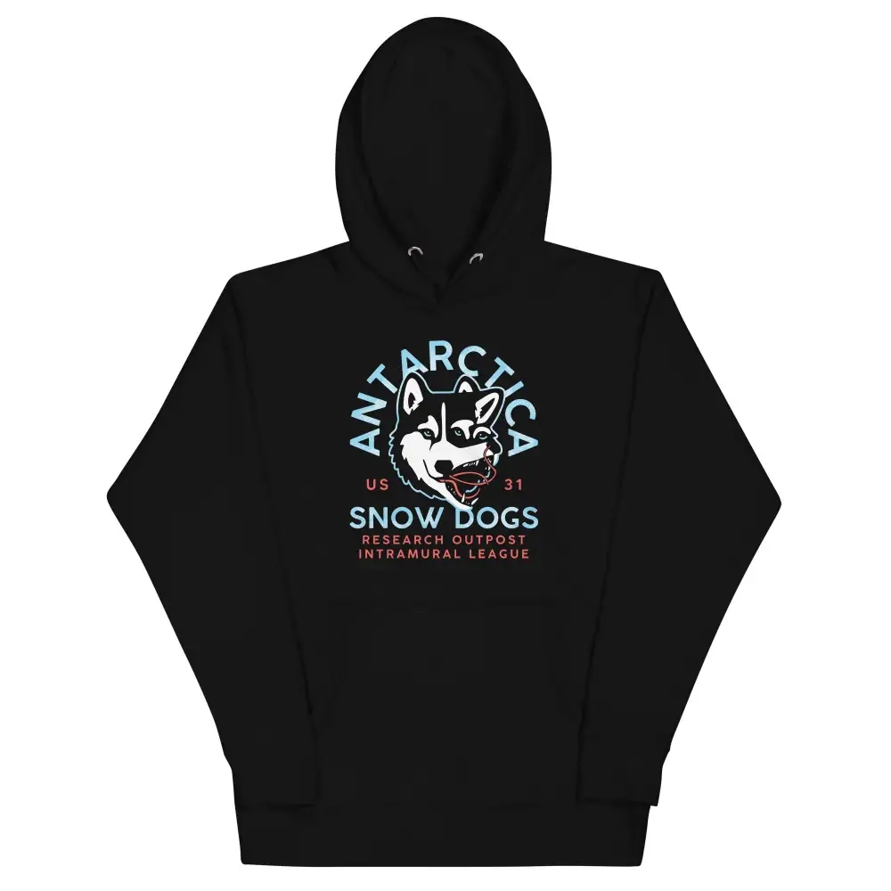 Antarctica Snow Dogs Unisex Comfort Hoodie
