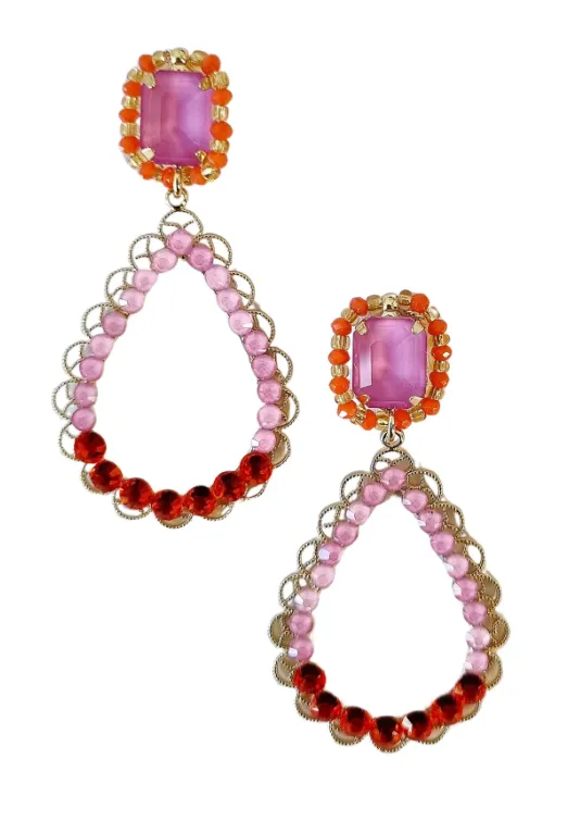 Elegant and Stylish Gem Earrings