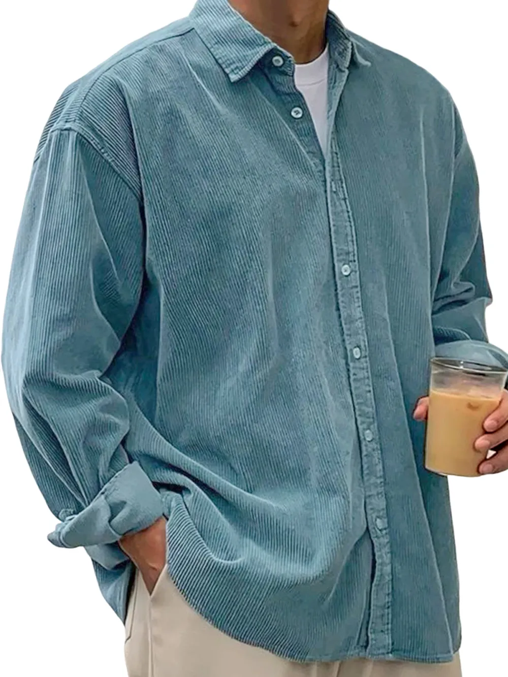 Everyday Corduroy Long Sleeve Shirt