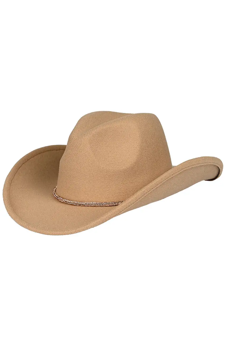 Rhinestone Vegan Cowboy Hat
