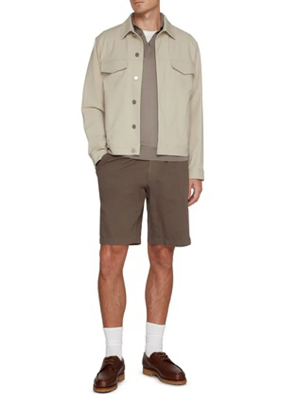 Daily Breathable Soft Beige Polo Shirt