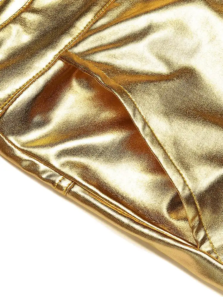 Metallic Shiny Party Pants