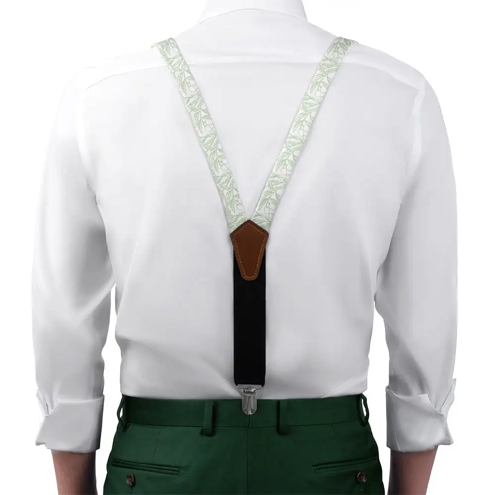 Olive Branch Theme Suspenders