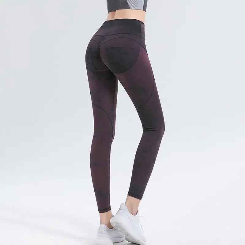 Tie Dye Fitness High Waist Quick Dry Leggings Yoga Pants