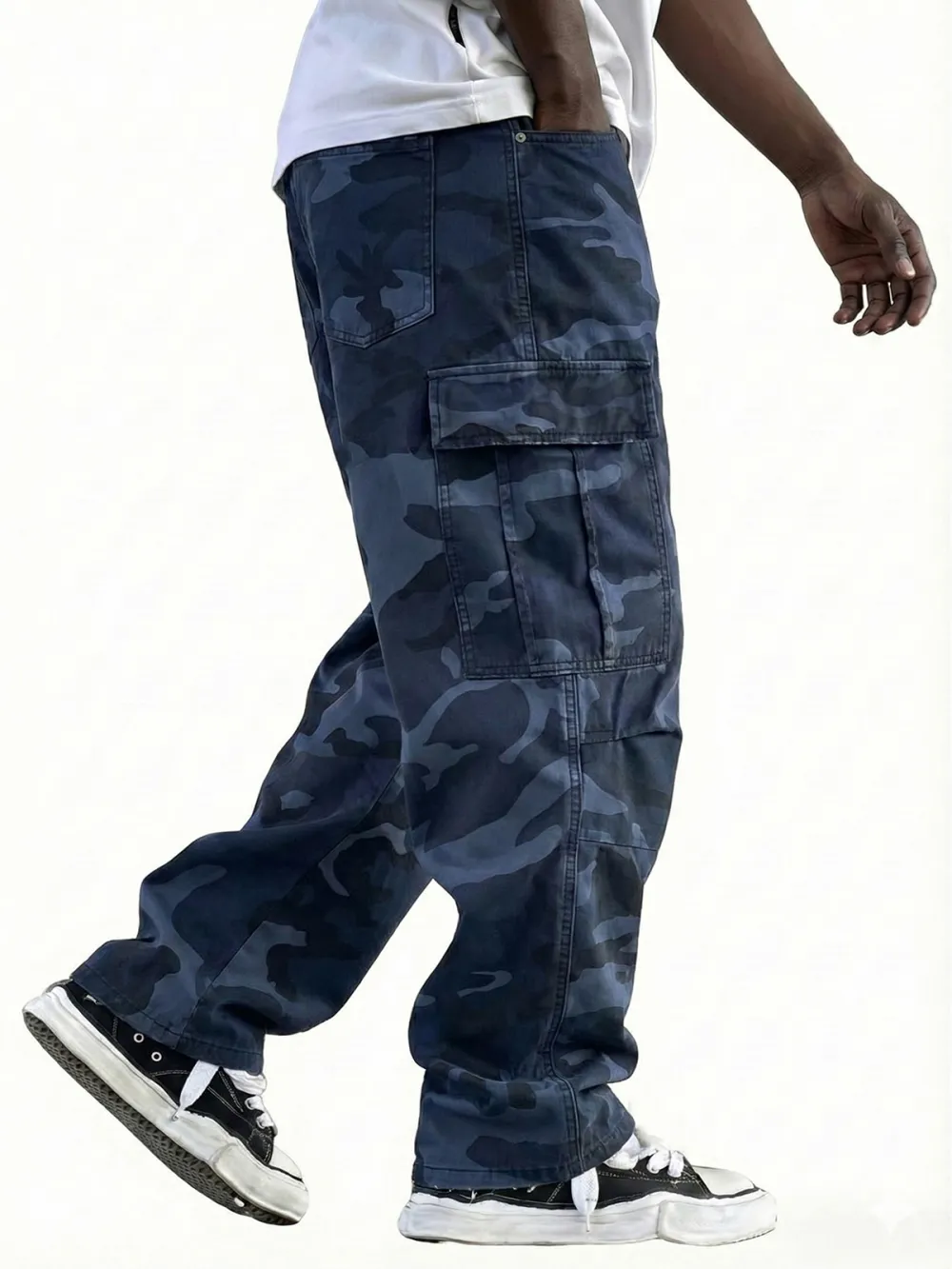 Pocket Wide Leg Trousers