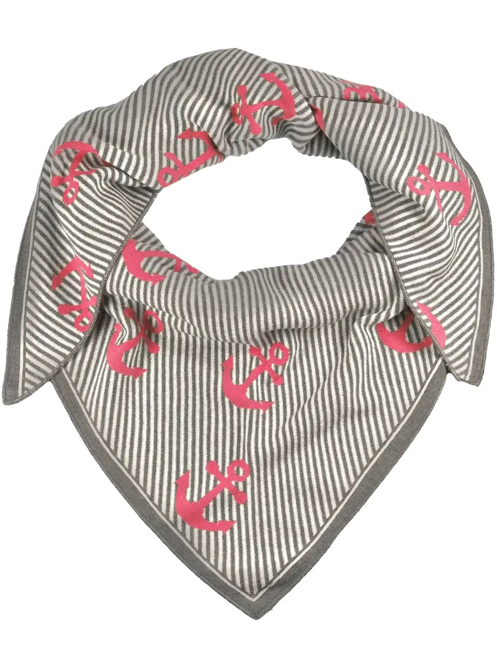Soft Cozy Cotton Wool Heart Pattern Fashion Scarf