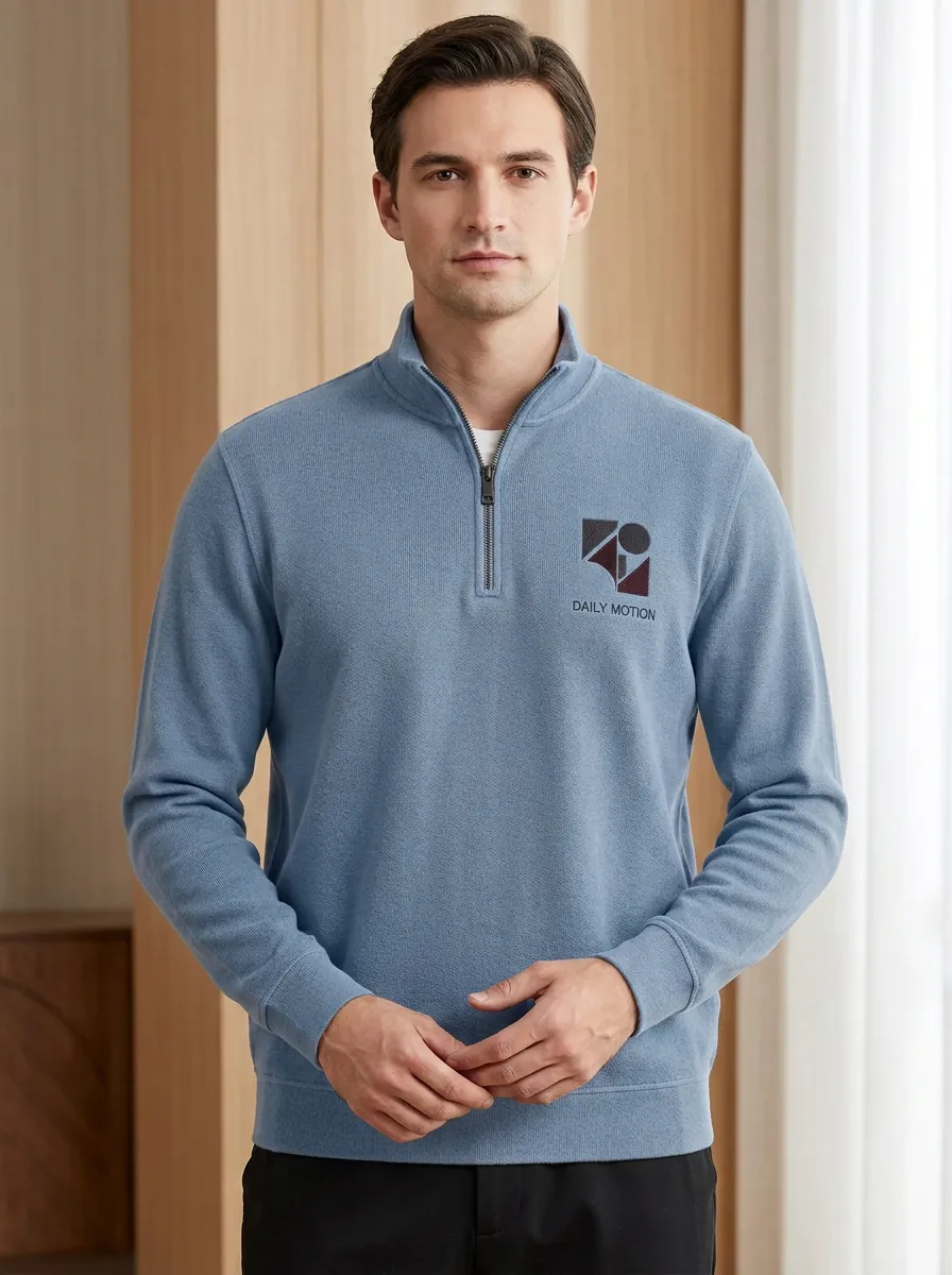 Geometric Half-Zip Geometric Men's Half-Zip Sweatshirt