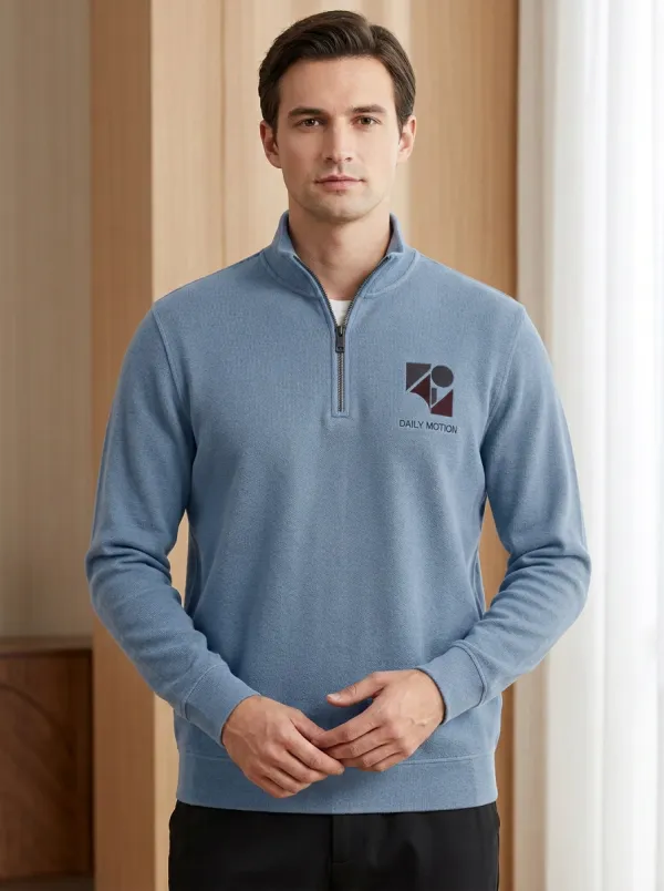 Geometric Half-Zip Geometric Men's Half-Zip Sweatshirt