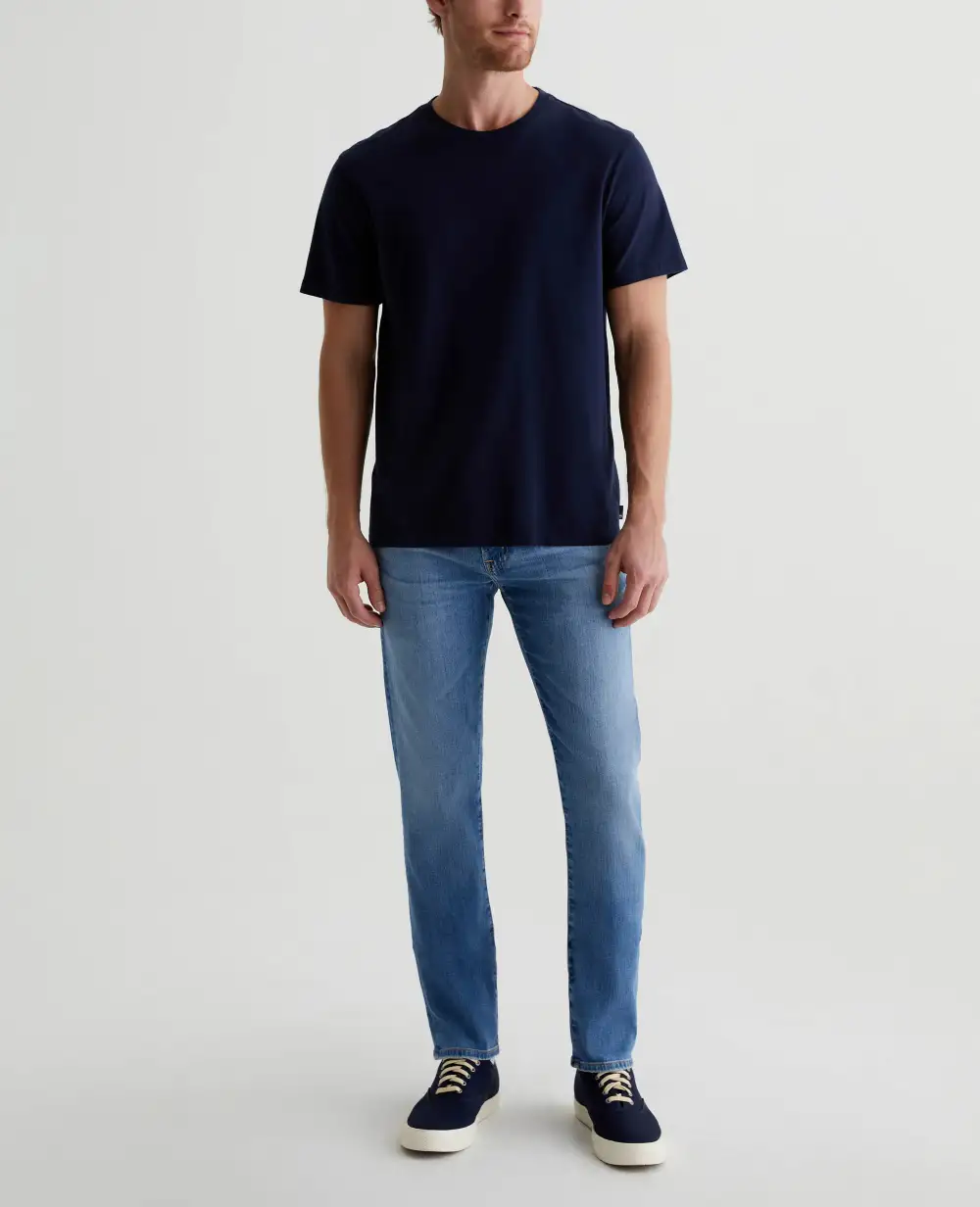 Men's Modern Slim Mid Rise Nylon Blend Jeans