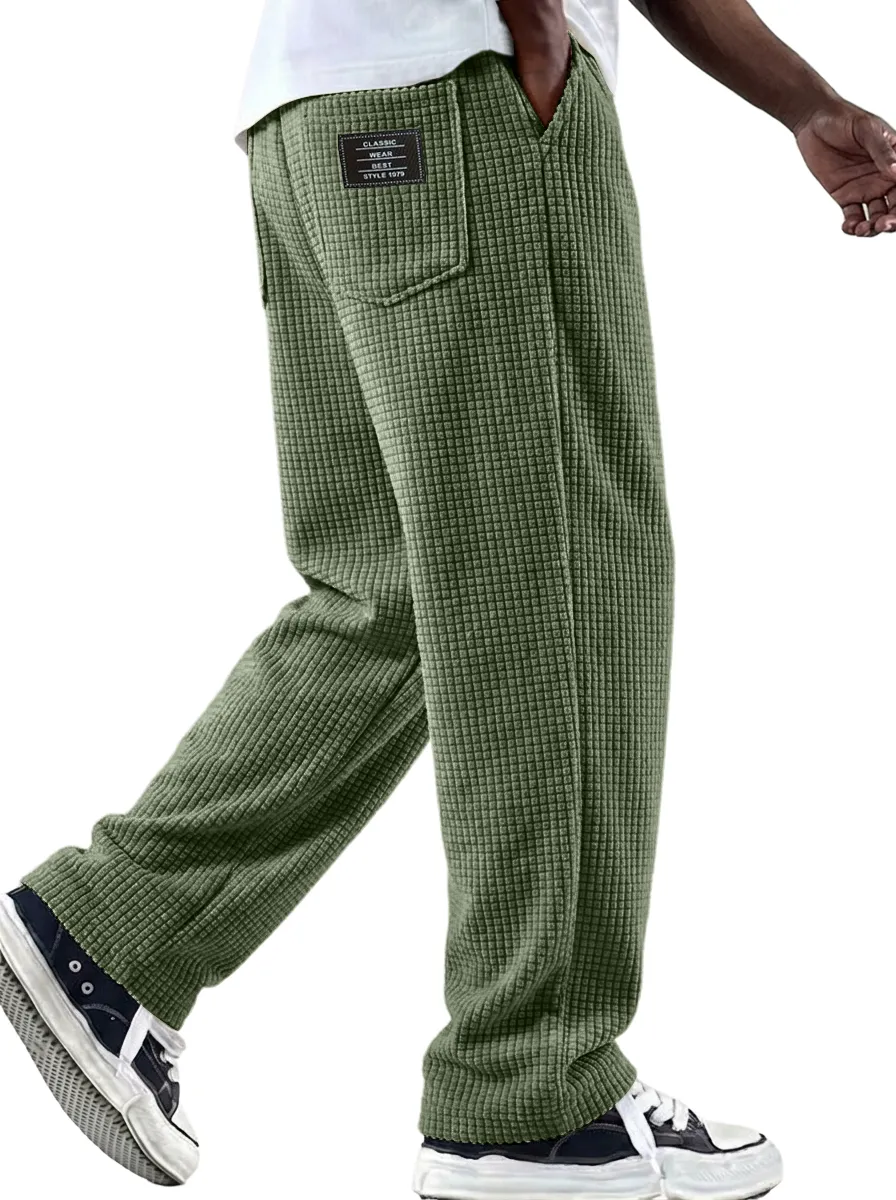 Corduroy Textured Casual Pants