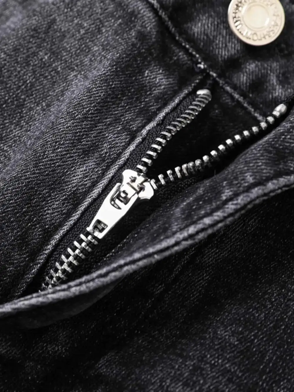 Distressed Slim Fit Ripped Jeans