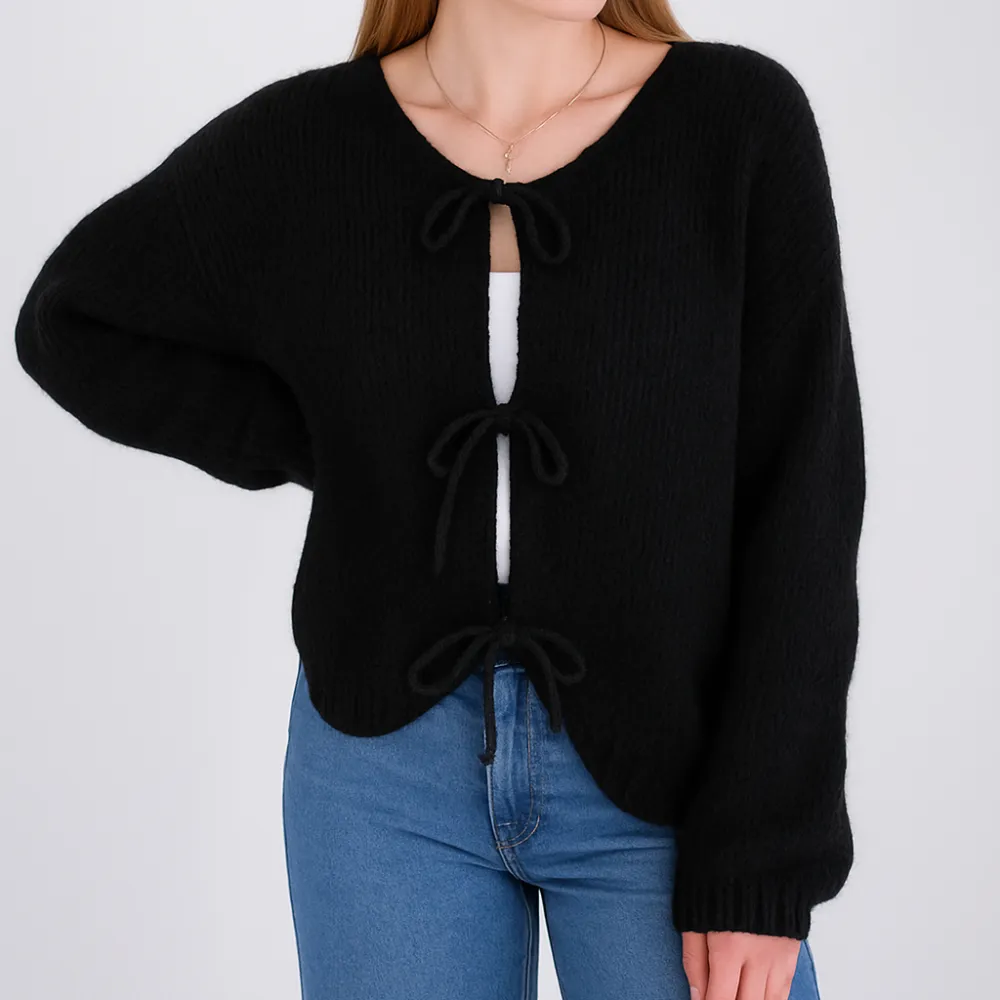 Weekend Wool Cotton Oversized Longline Cardigan