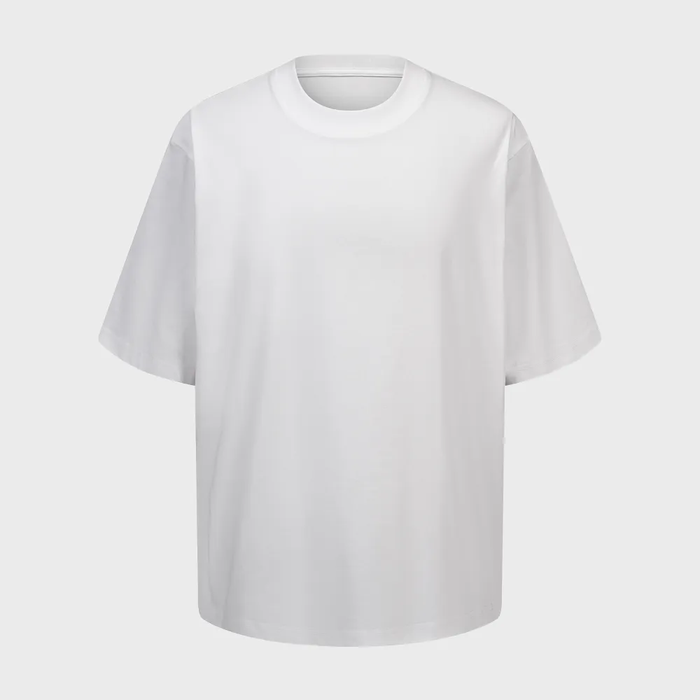 Relaxed Mid Sleeve Drop Shoulder T-Shirt
