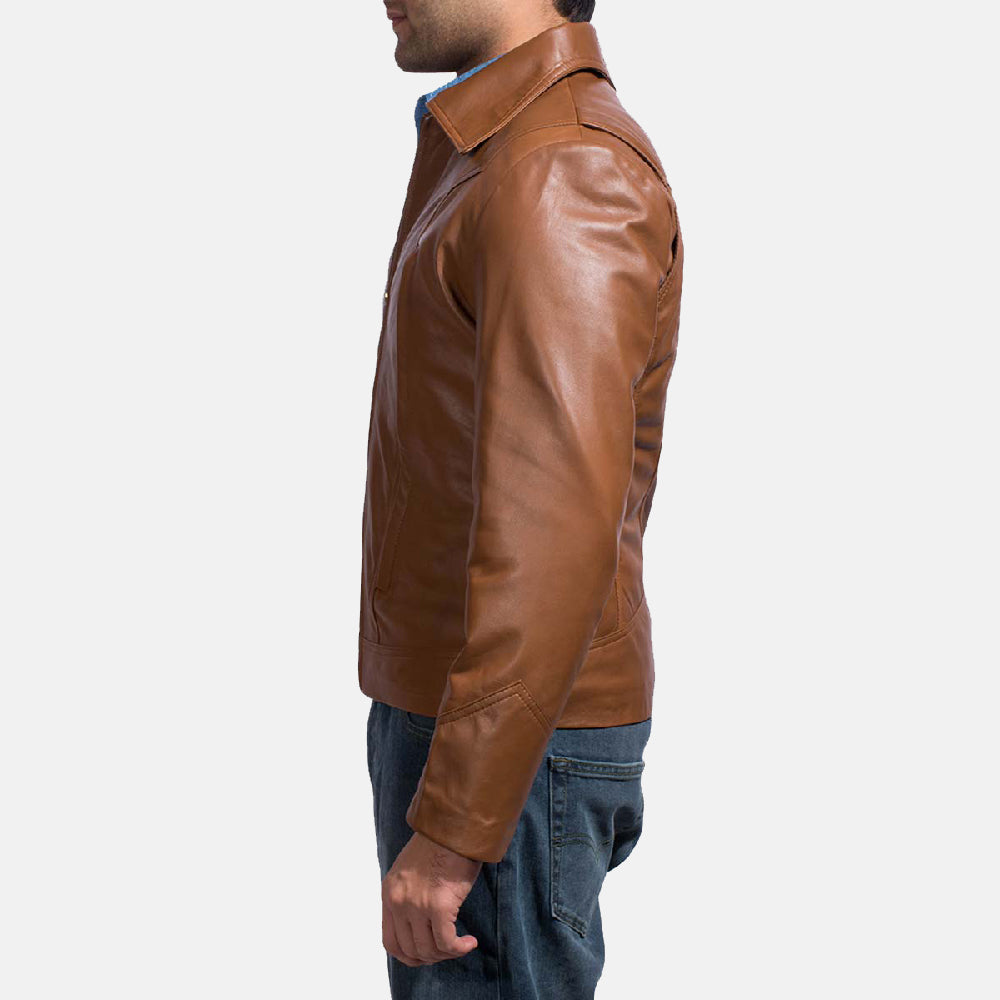 Men's Outdoor Leather Jacket