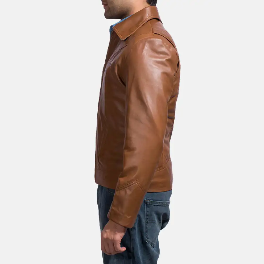 Men's Outdoor Leather Jacket