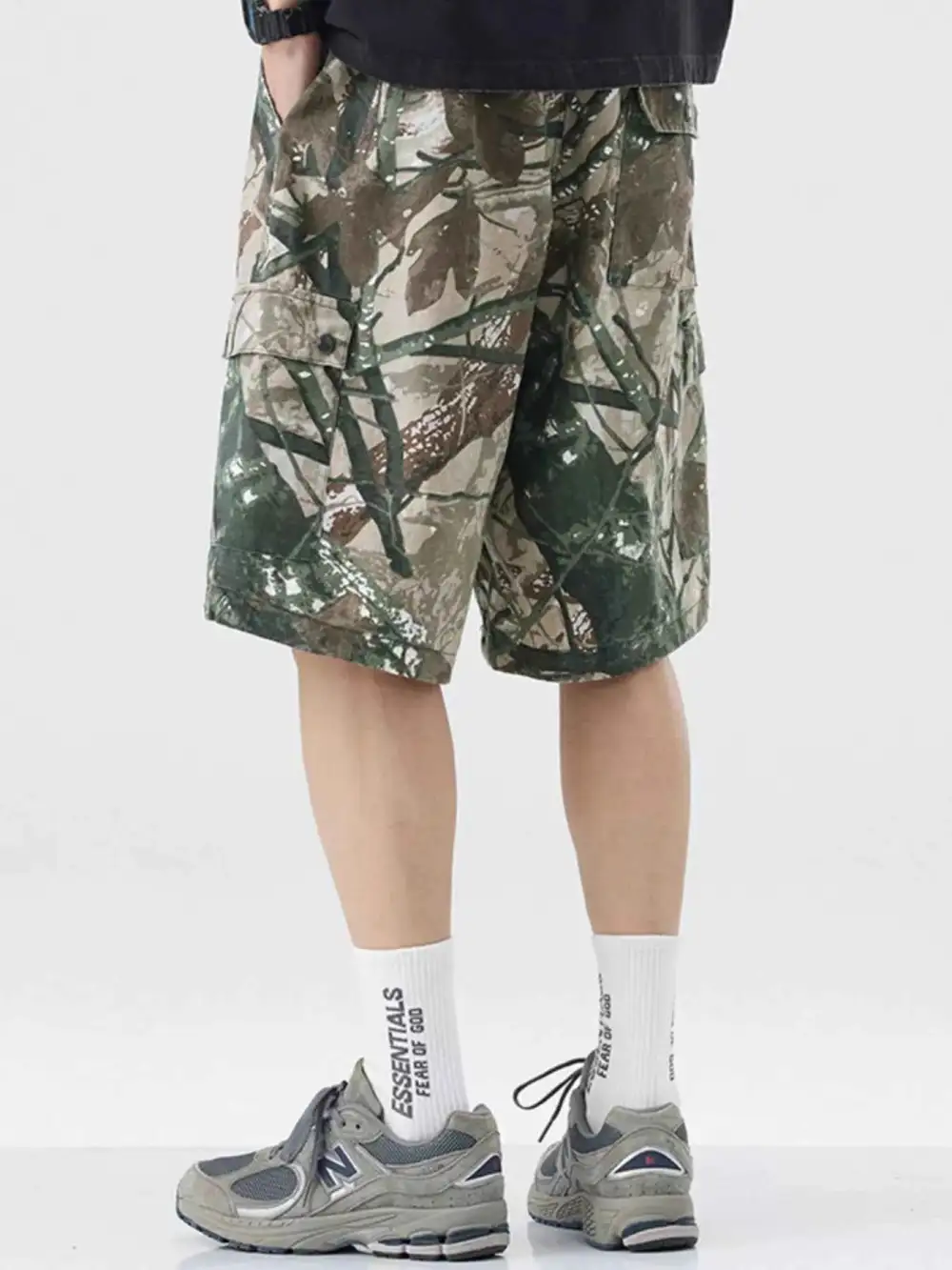 Camouflage Cargo Shorts