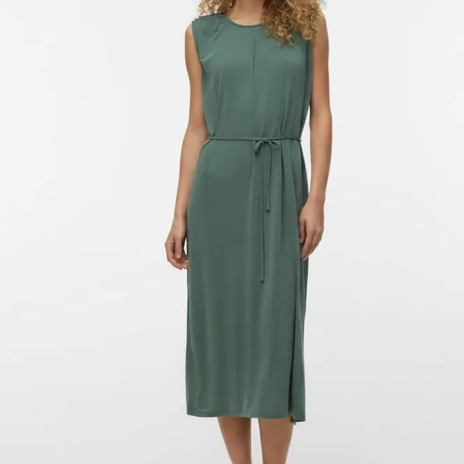 Classic Denim Women's Midi Dress