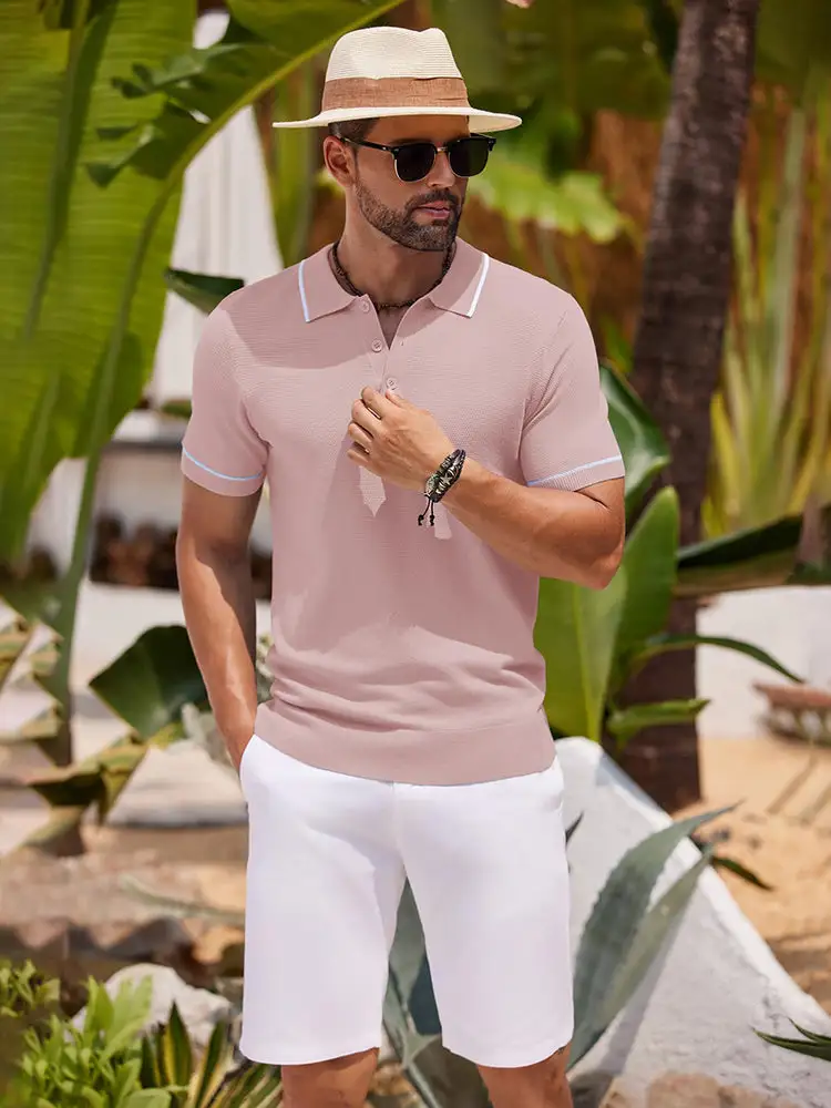 Leisure Knit Golf Polo Shirts