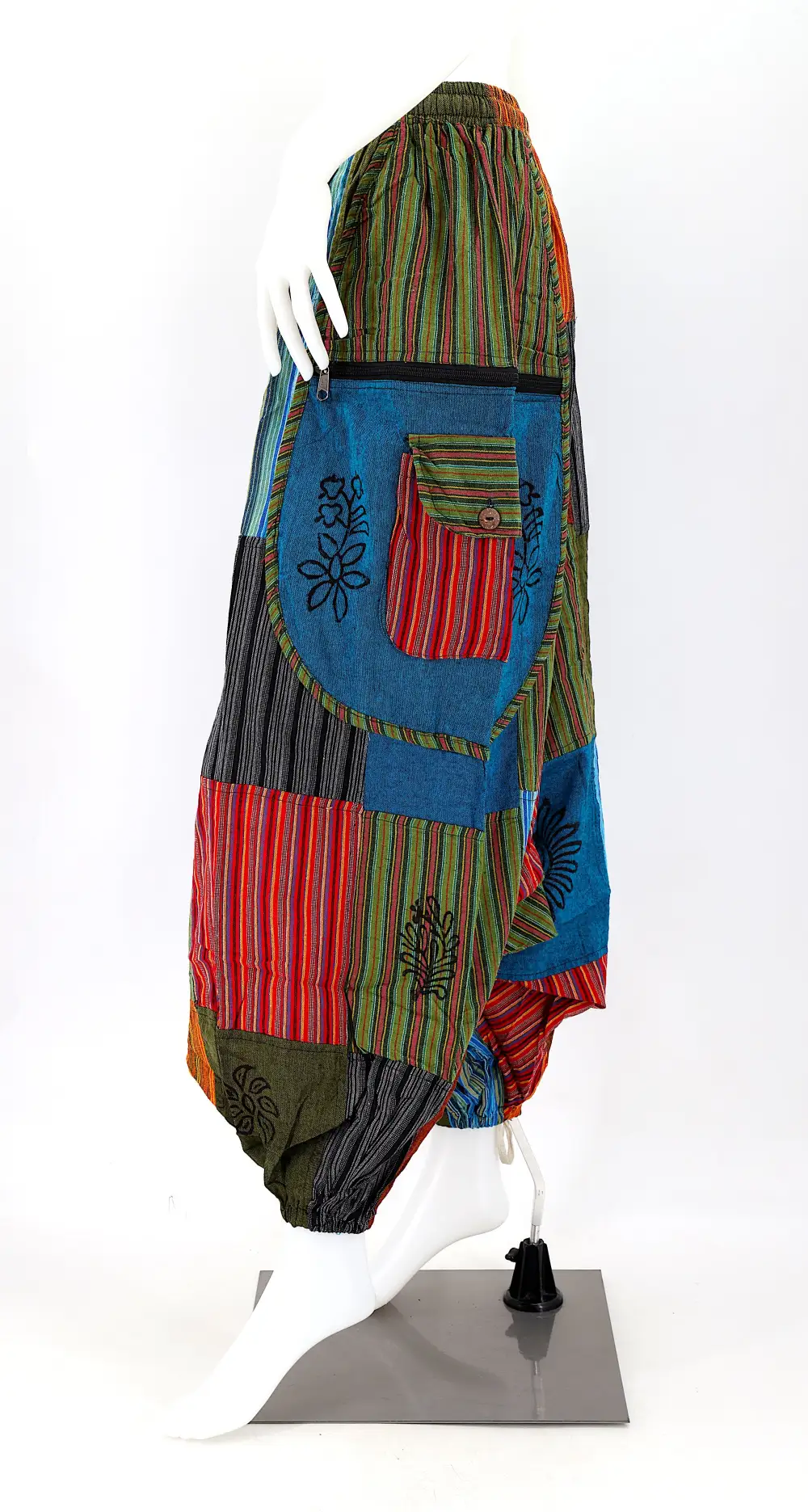 Women's Everyday Harem Patchwork Festival Pants