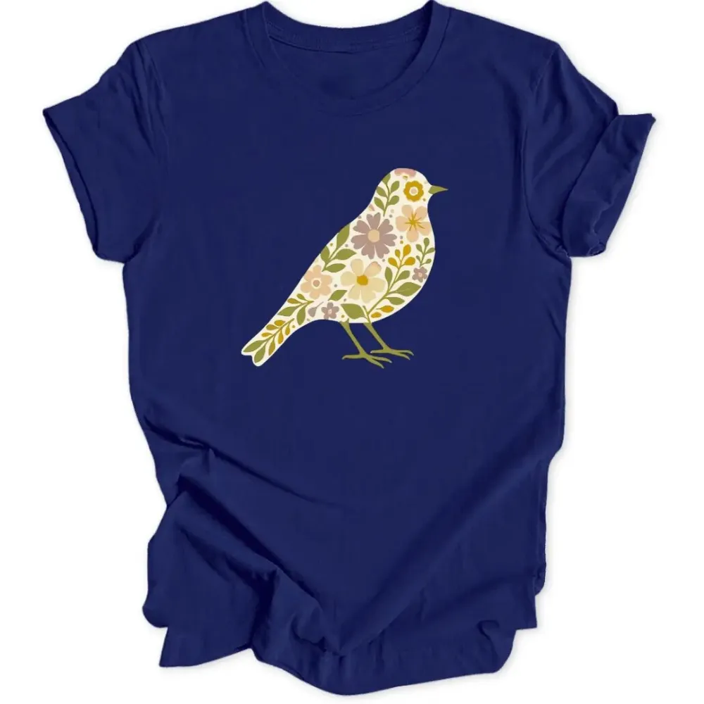 Botanical Bird Unisex T-Shirt