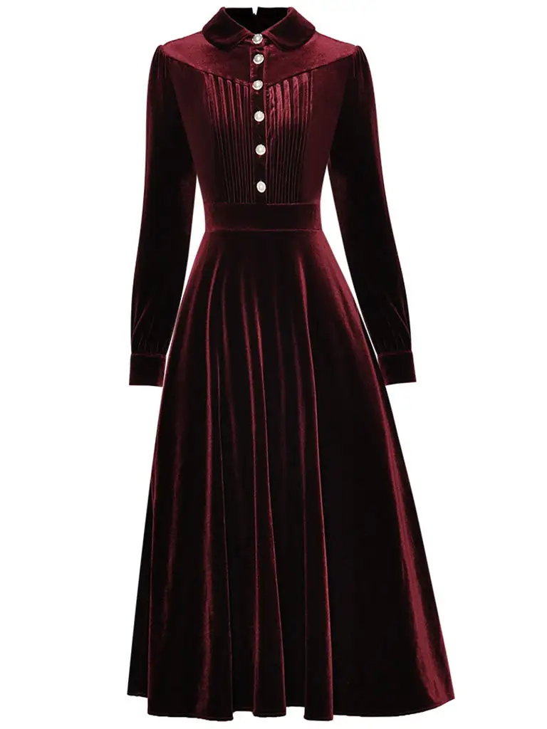 Velvet Maxi Dress