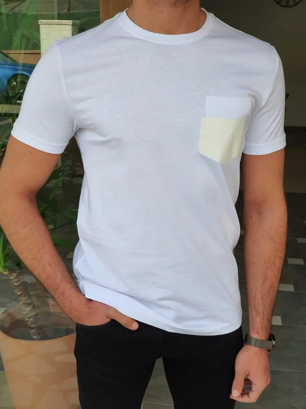 Everyday Crew Neck Slim Fit Cotton T-Shirt