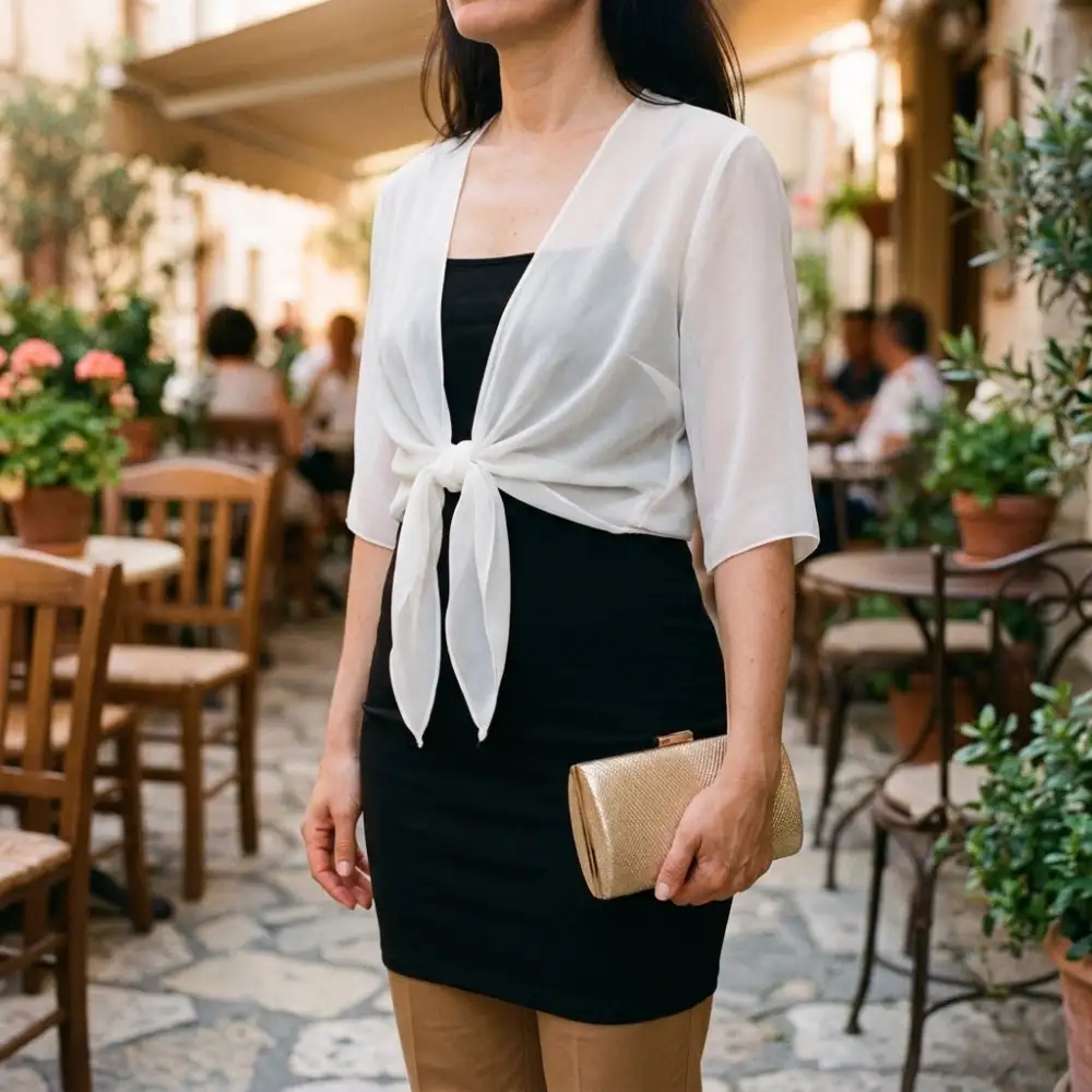 Sheer Chiffon Cardigan