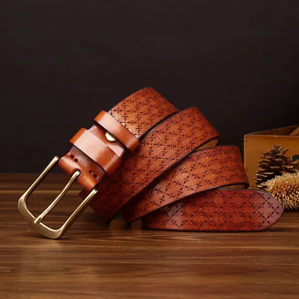Rustic Leather Belt