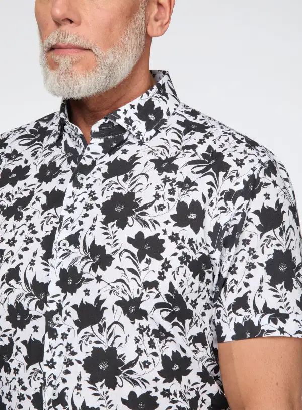 Cactus Floral Linen Effect Shirt
