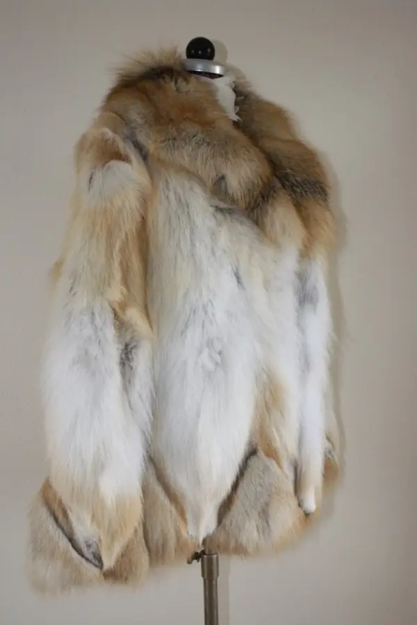 Golden Fox Fur Coat