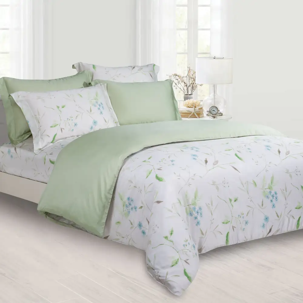 Lyocell Fiber Woven Complete Bedding Set