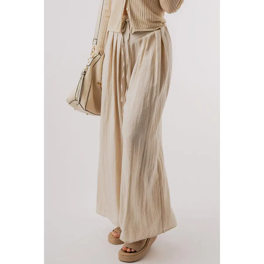 Everyday Tied Wide Leg Pants