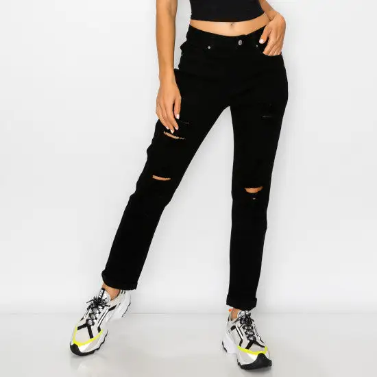 Boyfriend Distressed Jeans