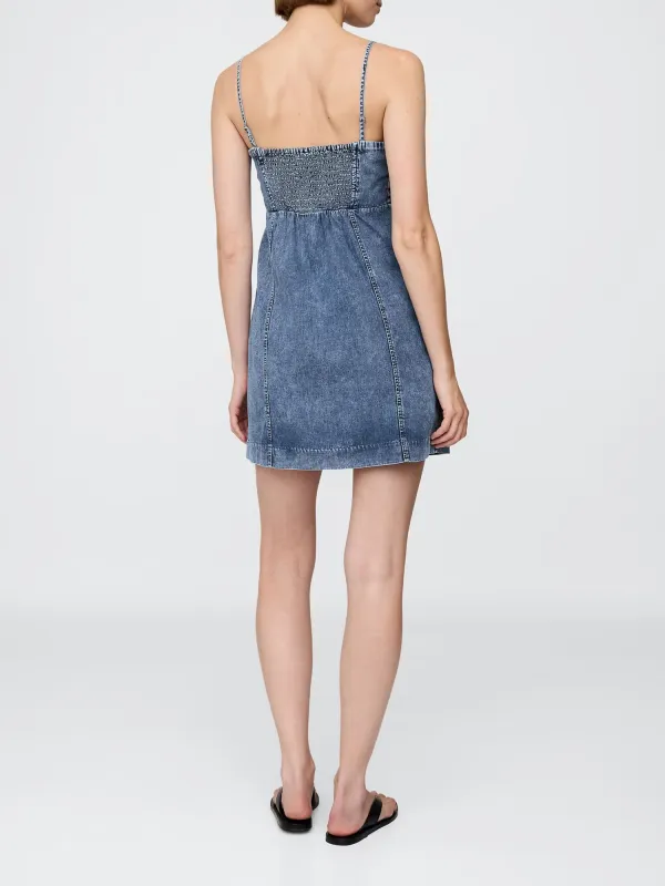 Square Neck Short Dress
