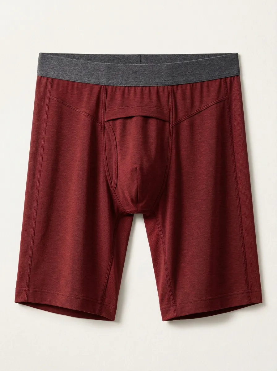Men's Charcoal Grey Tonal Waistband Athletic Cut Boxer Briefs