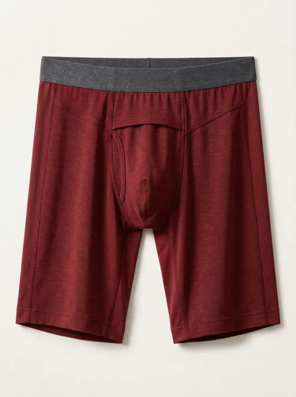 Men's Charcoal Grey Tonal Waistband Athletic Cut Boxer Briefs