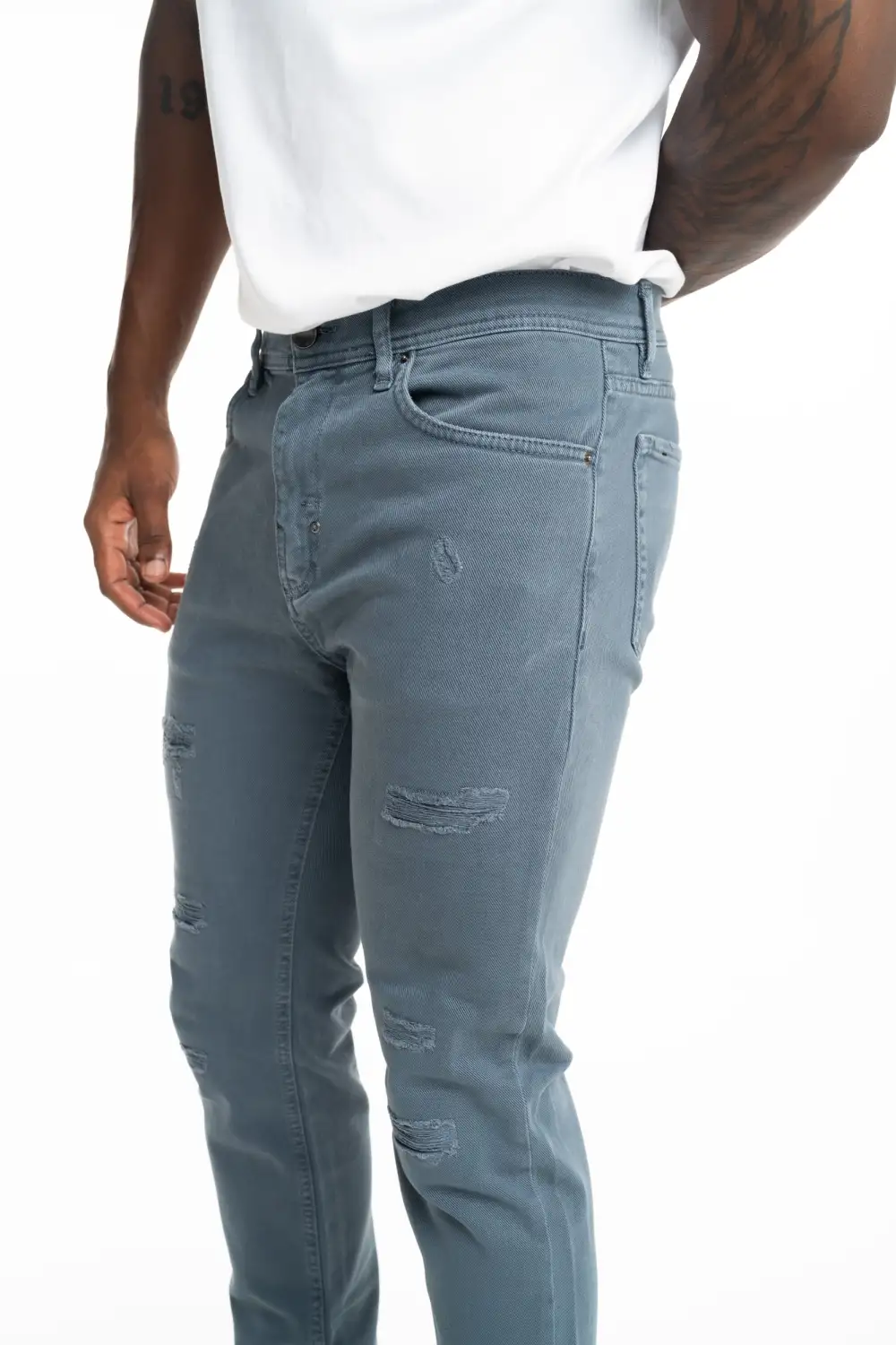 Classic Skinny Cropped Five Pocket Jeans