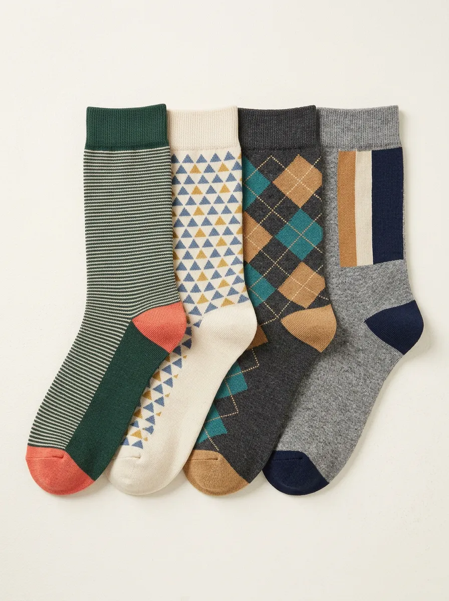 Women's Four Pair Casual Socks