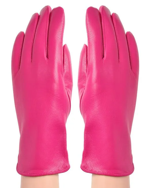 Smooth Faux Leather Gloves