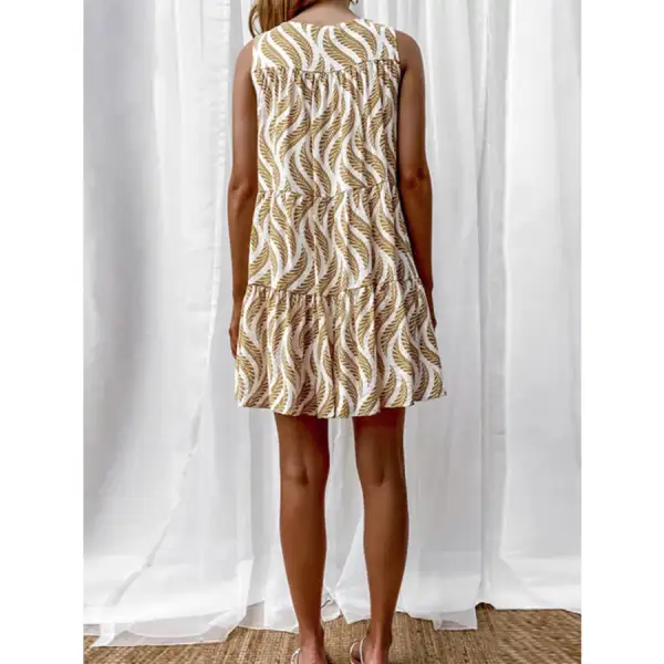 Soft Everyday V-Neck Sleeveless Mini Dress